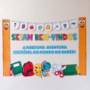 ðPainel VOLTA ÀS AULAS - TEMA: Mundo do Saber✏