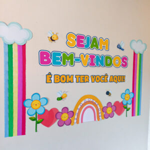 ð¼Painel VOLTA ÀS AULAS - TEMA: Bichinhos de jardimð
