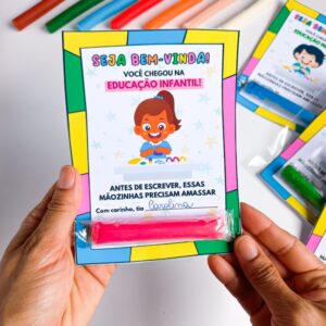 ð©·CARTÃO MASSINHA - Educação Infantil ð©µ