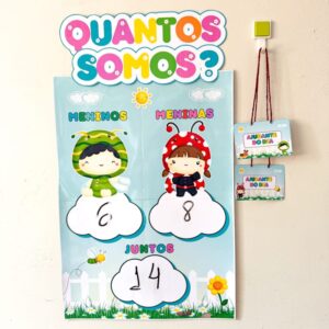ð¼QUANTOS SOMOS. TEMA: Bichinhos de jardimð