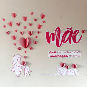 ðPAINEL CORAÇÃO DE MÃE ð