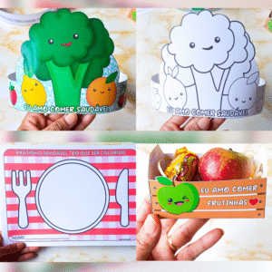 𥦠LEMBRANCINHAS ALIMENTAÇÃO SAUDÁVEL .