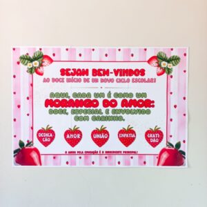 ðKIT Boas vindas- MORANGO DO AMOR ð