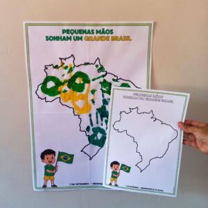 ð PINTURA COLETIVA - 7 DE SETEMBRO - Mapa do Brasil ð§ð·