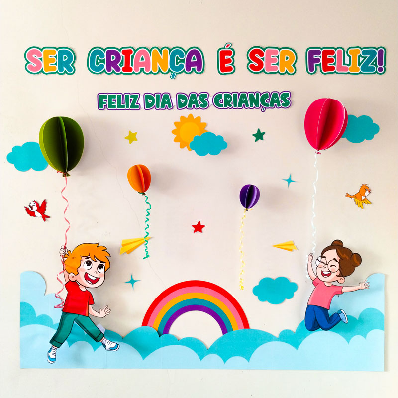 🎈Painel DIA DAS CRIANÇAS 3D🌈