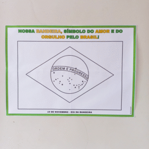 ð¡PINTURA COLETIVA - DIA DA BANDEIRA ð¢