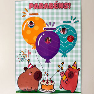 ð¤ANIVERSARIANTES. Tema: CAPIVARA ð
