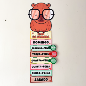 ð¤DIAS DA SEMANA . TEMA: CAPIVARAð¤