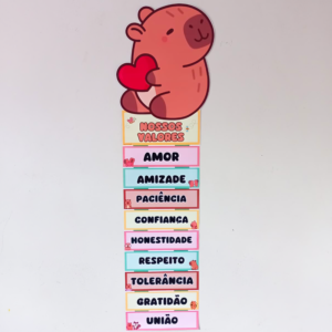 ð¤VALORES - Tema: CAPIVARAð¤