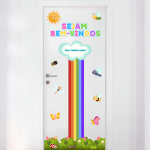 ð¼PAINEL DE PORTA . TEMA: Bichinhos de jardim ð