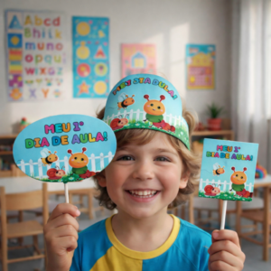 ð¼KIT 1º DIA DE AULA . TEMA: Bichinhos de jardim ð