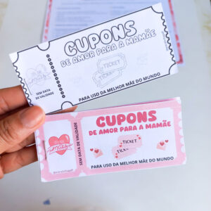 ð️ CUPONS DE AMOR PARA A MAMÃE  - DIA DAS MÃESð