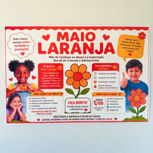 ð§¡ PAINEL MAIO LARANJA – AMOR, CUIDADO E PROTEÇÃO! ð»