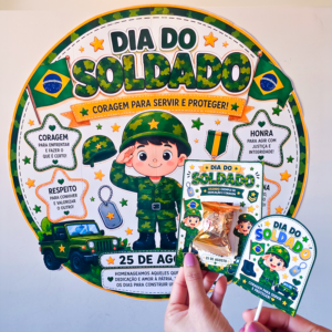 ð️ KIT DIA DO SOLDADO – CORAGEM PARA SERVIR E PROTEGER! ðð