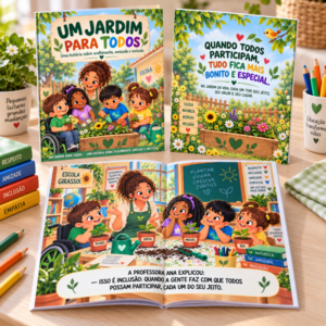 ðLIVRO DA INCLUSÃO – UM JARDIM PARA TODOSð